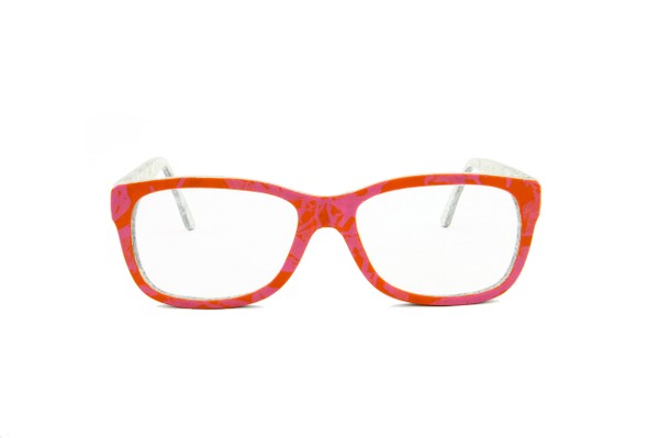 Óculos Cutia - Vermelho com Rosa/Branco Mare