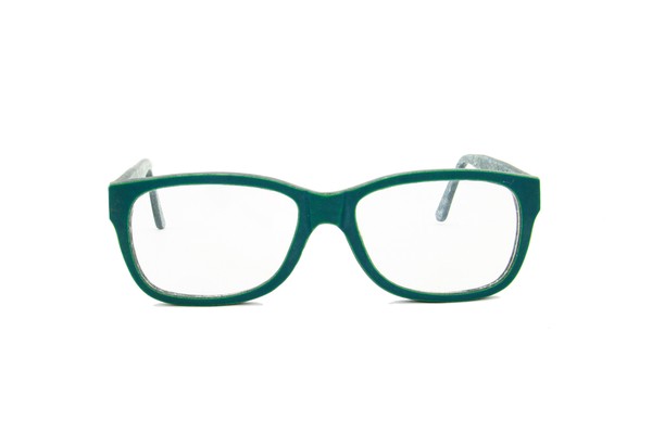 Óculos Cutia - Verde Sólido/Verde Mare