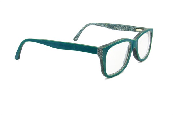 Óculos Cutia - Verde Sólido/Verde Mare