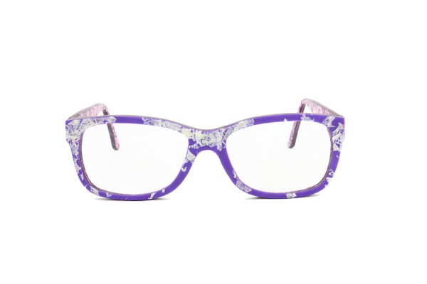 Óculos Cutia - Roxo com Branco/Roxo Mare