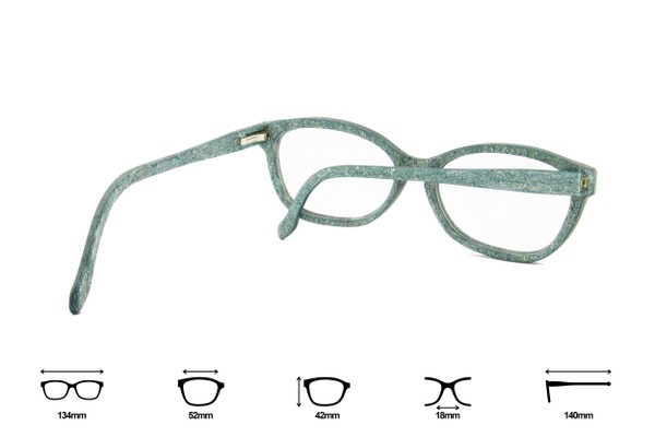 Óculos Cariri - Verde Mare/Verde Mare