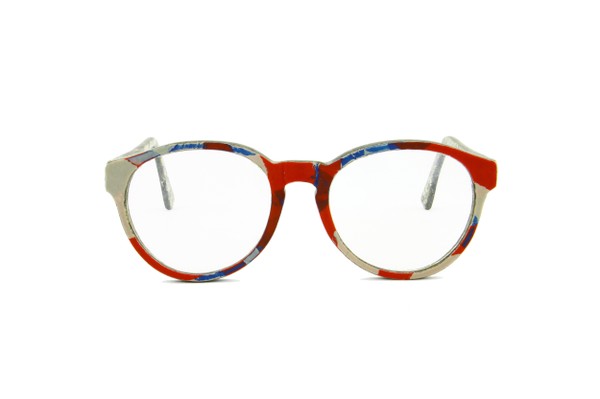 Óculos Gandarela - Vermelgo com Azul/Amarelo Mare