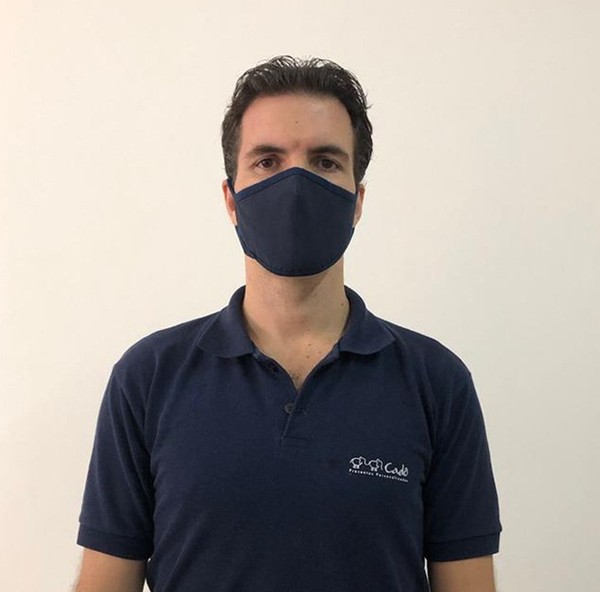 Foto do produto Máscara de Proteção Azul
