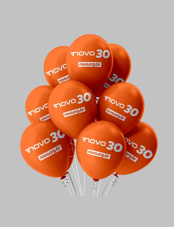 Foto do produto Kit de Balões Novo30 Laranja