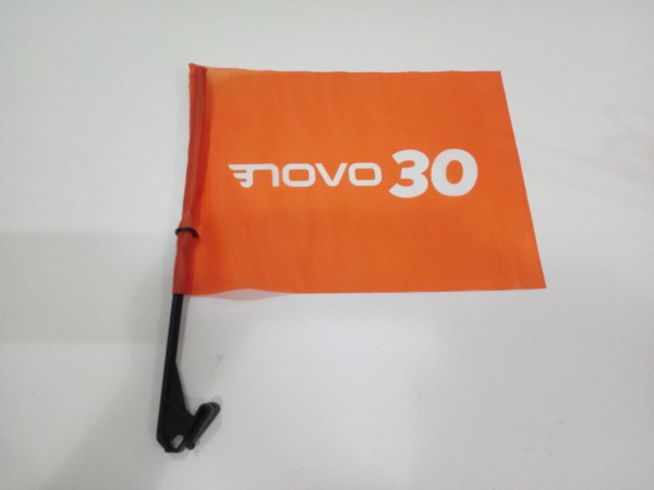 Foto do produto Bandeira de Carro Novo30 Laranja