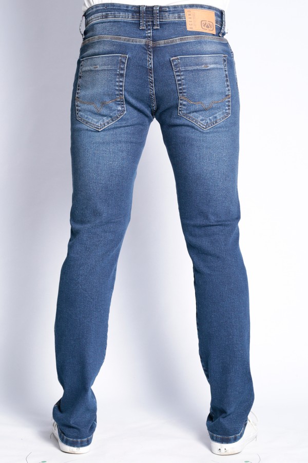 CALÇA JEANS OCEANO SLIM BLUE JET