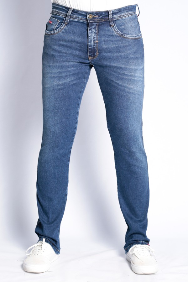 CALÇA JEANS OCEANO SLIM BLUE JET