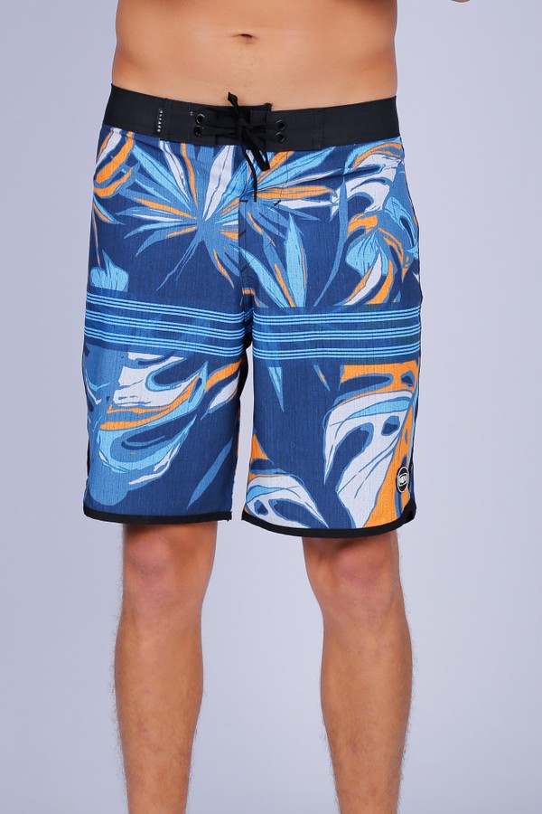 Foto do produto BERMUDA BOARDSHORT RETRÔ FOLHAS PERFORMANCE