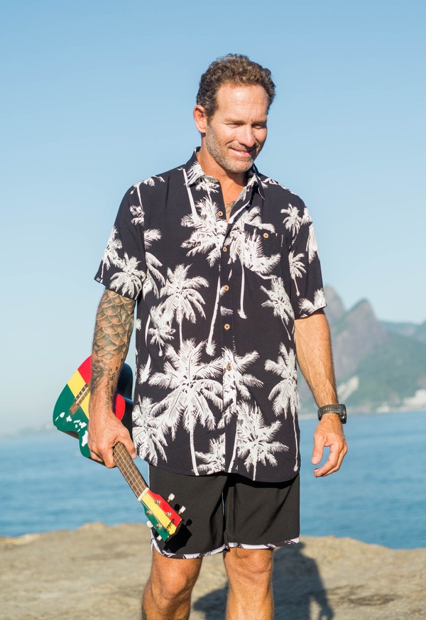CAMISA OCEANO PALM COLLAB PRESERVING OUR ROOTS
