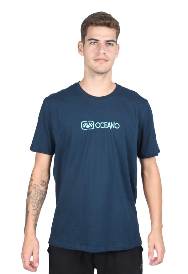 CAMISETA OCEANO LOGO MALHA