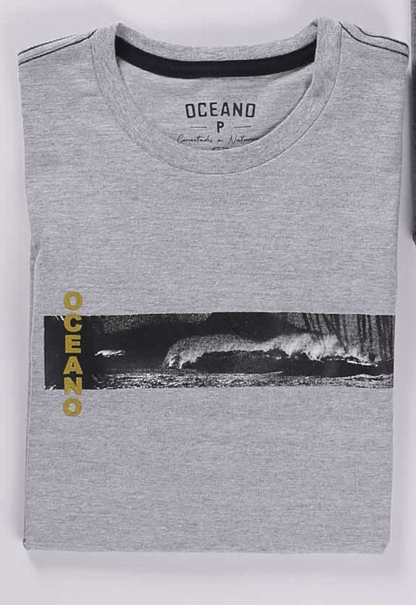 CAMISETA OCEANO ONDA MESCLA