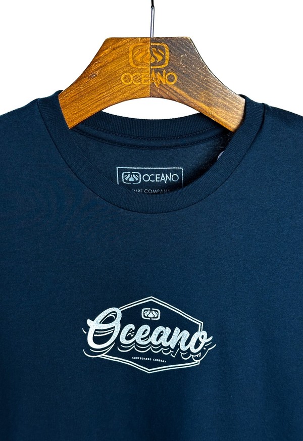 CAMISETA INFANTIL OCEANO MALHA HEXAGONO