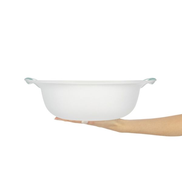 Foto do produto BACIA PLÁSTICA SANREMO 7,2L | PALANGANA DE PLÁSTICO SANREMO 7,2L | SANREMO PLASTIC BASIN 1.5GAL
