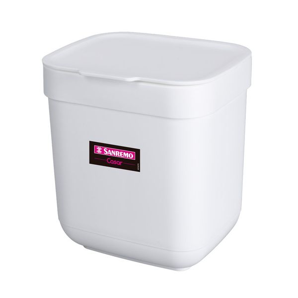 Foto do produto LIXEIRA DE PIA BCO PLASTICO SANREMO 3L
