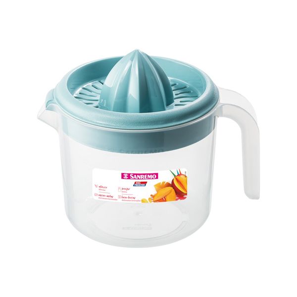 Foto do produto ESPREMEDOR FRUTAS PLÁSTICO SANREMO 1L | EXPRIMIDOR DE FRUTAS PLÁSTICO SANREMO | SANREMO PLASTIC FRUIT SQUEEZER