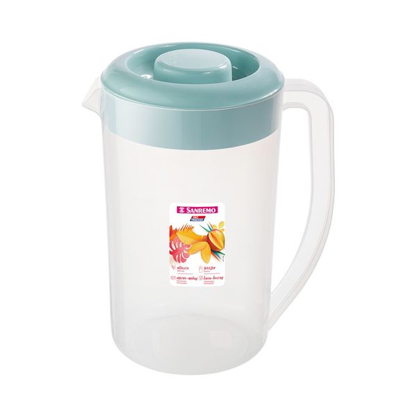 Foto do produto JARRA ÁGUA PLÁSTICA SANREMO 3,8L | JARRA PLÁSTICA PARA AGUA SANREMO | SANREMO PLASTIC  WATER PITCHER