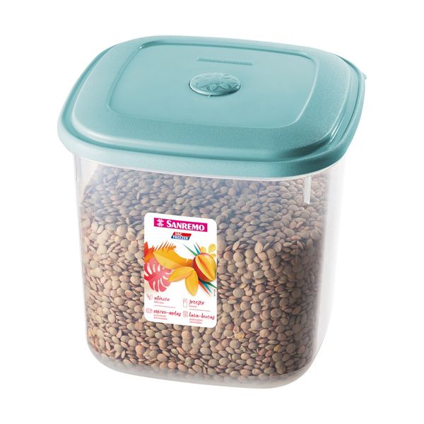 Foto do produto POTE QUAD. AL SANREMO PLÁSTICO 3,2L | CONTENEDOR DE ALIMENTOS PLÁSTICO CUADRADO ALTO SANREMO | SANREMO SQUARE PLASTIC FOOD CONTAINER