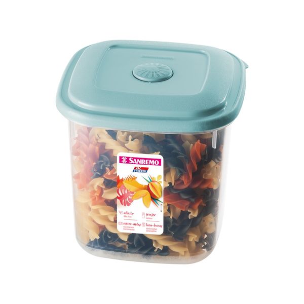 Foto do produto POTE QUAD. AL SANREMO PLÁSTICO 1,7L | CONTENEDOR DE ALIMENTOS PLÁSTICO CUADRADO ALTO SANREMO | SANREMO SQUARE PLASTIC FOOD CONTAINER