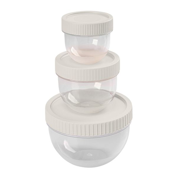 Foto do produto CONJ 3 POTES PLASTICO SANREMO 116 UN