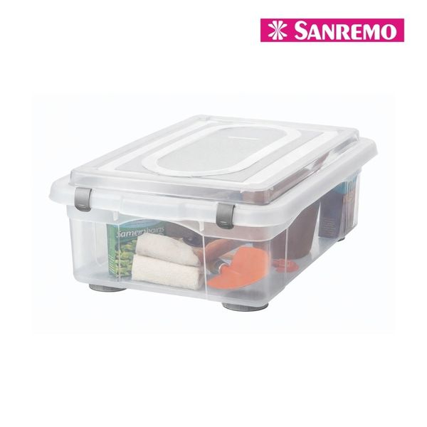 Foto do produto ORGANIZADOR PLÁSTICO SANREMO 28,2L | ORGANIZADOR PLÁSTICO SANREMO 28,2L | SANREMO PLASTIC ORGANIZER BX 7GAL