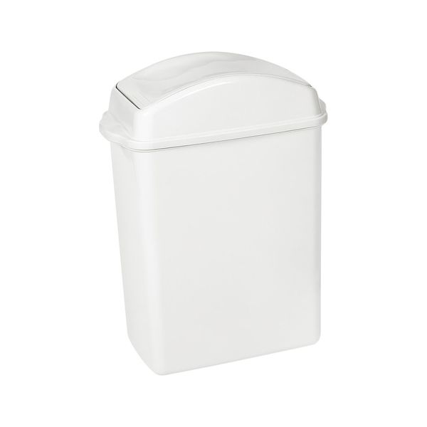 Foto do produto LIXEIRA BASC. PLÁSTICA SANREMO 8,8L | PAPELERA PLÁSTICA BASCULANTE  SANREMO 8.8L | SANREMO PLASTIC SWING LID WASTE BIN  2.3GAL