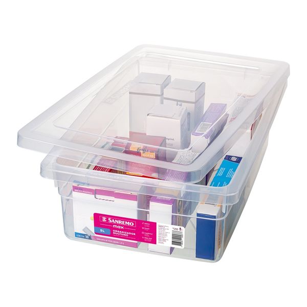 Foto do produto ORGANIZADOR MULTIUSO PLAST SANREMO 5L