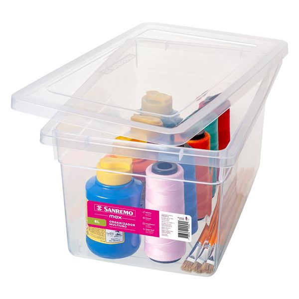 Foto do produto ORGANIZADOR MULTIUSO PLAST SANREMO 8L