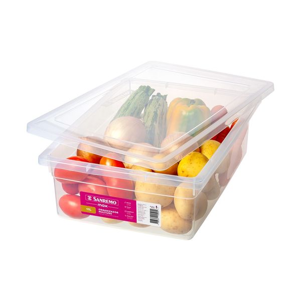 Foto do produto ORGANIZADOR MULTIUSO PLAST SANREMO 11L