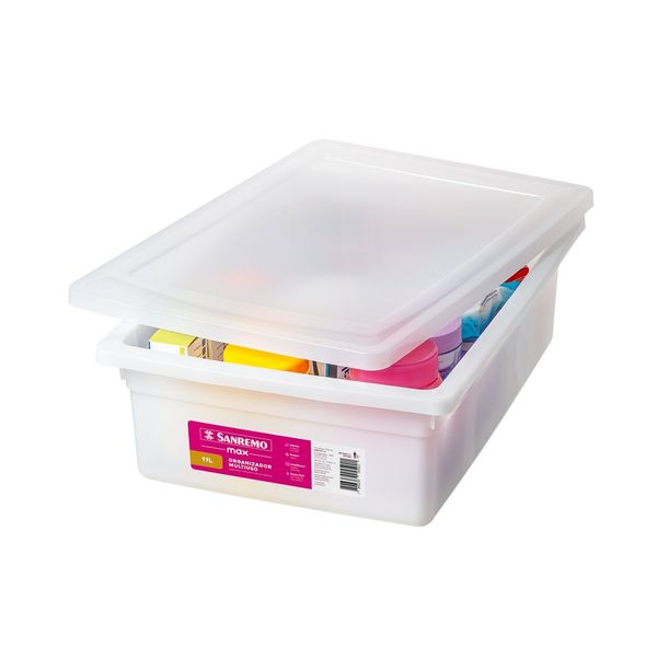 Foto do produto ORGANIZADOR MULTIUSO PLAST SANREMO 11L