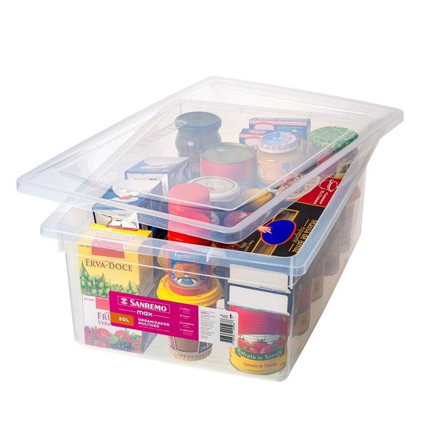 Foto do produto ORGANIZADOR MULTIUSO PLAST SANREMO 20L