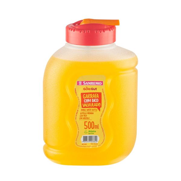 Foto do produto GARRAFA GOLE GUT PLÁSTICA SANREMO 500ML | BOTELLA GOLE GUT PLÁSTICO SANREMO 500ML | SANREMO PLASTIC GOLE GUT BOTTLE 16.9FL OZ