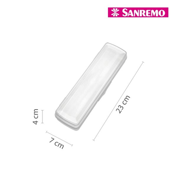 Foto do produto PORTA ESCOVA DE DENTES PLÁSTICO SANREMO | PORTA CEPILLO DE DIENTES PLÁSTICO SANREMO | SANREMO PLASTIC TOOTHBRUSH HOLDER
