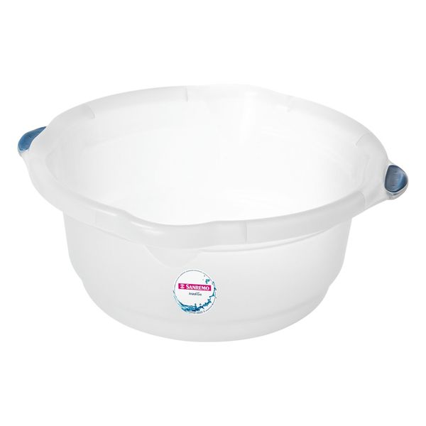 Foto do produto BACIA PLÁSTICA SANREMO 27,5L | PALANGANA DE PLÁSTICO SANREMO 27,5L | SANREMO PLASTIC BASIN 7.2GAL