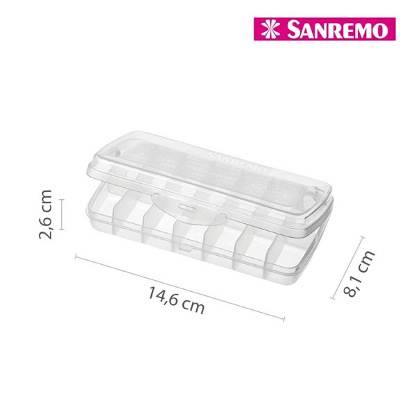 Foto do produto PORTA REMÉDIO DIA E NOITE PLÁST. SANREMO | PORTA REMEDIOS DÍA Y NOCHE PLÁSTICO SANREMO | SANREMO DAY AND NIGHT PLASTIC PILL HOLDER STORAGE
