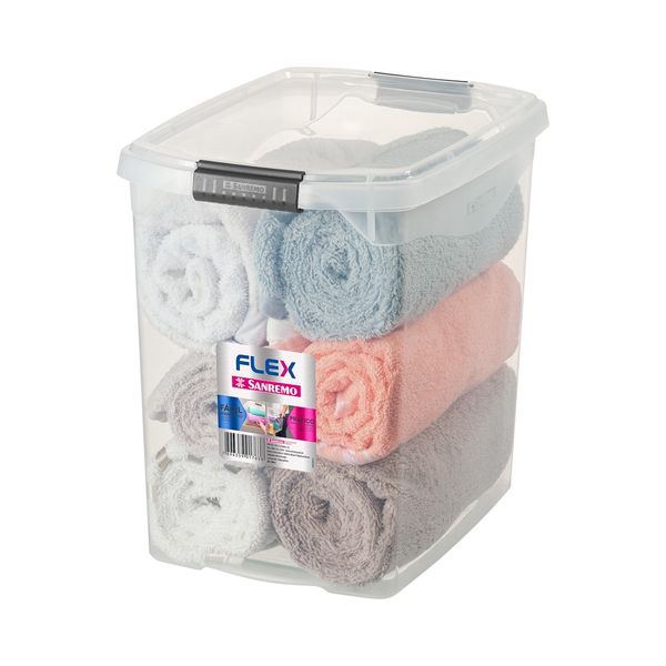 Foto do produto ORGANIZADOR PLÁSTICO SANREMO 14L | ORGANIZADOR PLÁSTICO SANREMO 14L | SANREMO PLASTIC ORGANIZER 3.6GAL