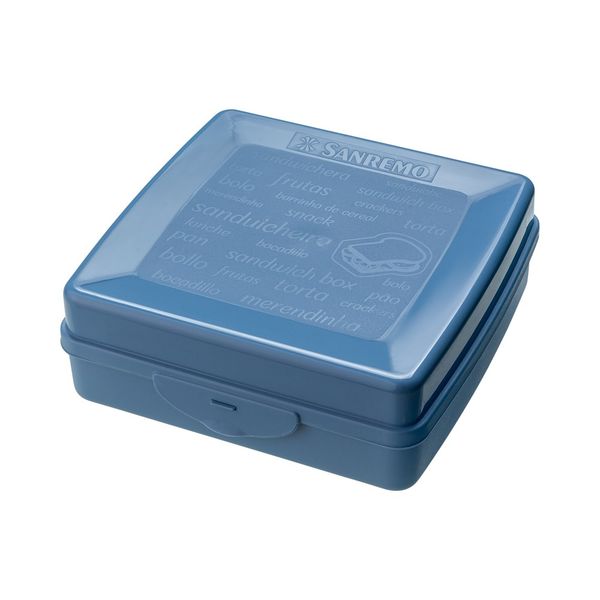 Foto do produto SANDUICHEIRA PLÁSTICA SANREMO | SANDWICHERA PLÁSTICO SANREMO | SANREMO PLASTIC SANDWICH CONTAINER