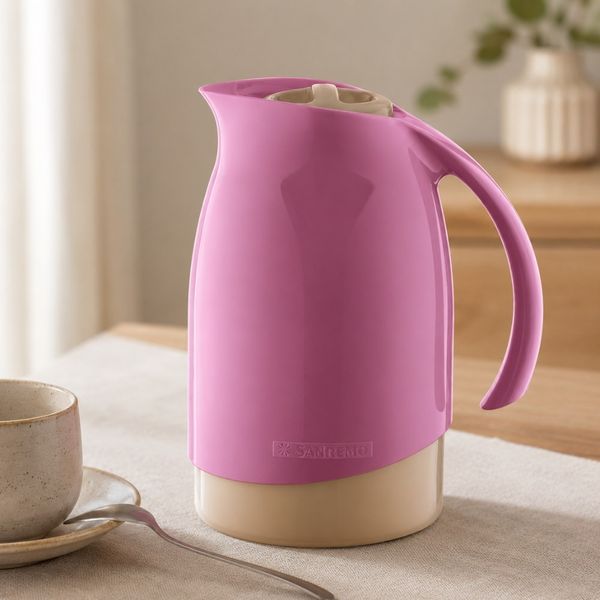 Foto do produto BULE TÉRMICO PLÁSTICO CUIDAR 700ML | TETERA TÉRMICA PLÁSTICA CUIDAR 700ML | CUIDAR PLASTIC THERMO BULE 23.6FL OZ