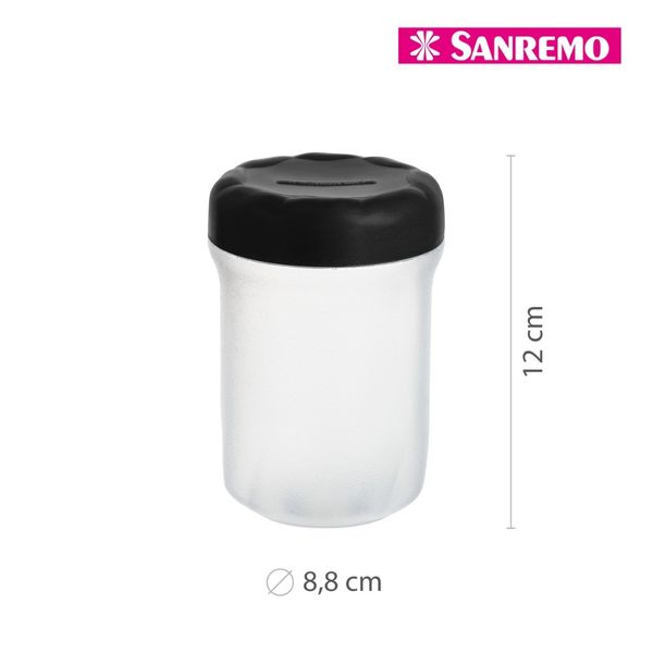 Foto do produto POTE HERMÉTICO ROSCA PLÁST. SANREMO 540ML | CONTENEDOR HERMÉTICO ROSCA PLÁST SANREMO 540ML | SANREMO PLASTIC THREAD HERMETIC POT 18FL OZ