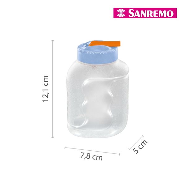 Foto do produto GARRAFA GOLE GUT PLÁSTICA SANREMO 250ML | BOTELLA GOLE GUT PLÁSTICO SANREMO 250ML | SANREMO PLASTIC GOLE GUT BOTTLE 8.4FL OZ