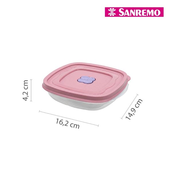 Foto do produto POTE SANDUICHE PLASTICO SANREMO 664ML