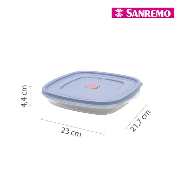 Foto do produto POTE PETISQ C/ DIV PLASTICO SANREMO 1,5L