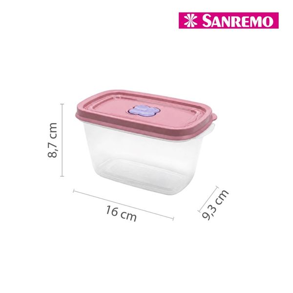 Foto do produto POTE RETANG PLASTICO SANREMO 700ML