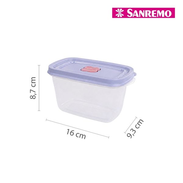 Foto do produto POTE RETANG PLASTICO SANREMO 700ML