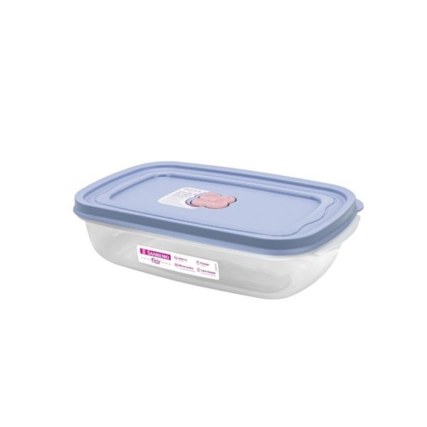 Foto do produto POTE RETANG PLASTICO SANREMO 1,26L