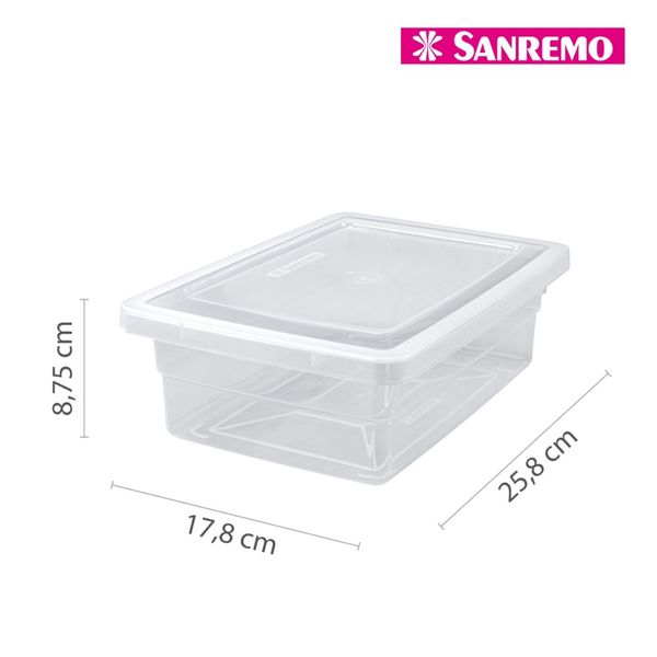 Foto do produto ORGANIZADOR MULTIUSO PLAST SANREMO 2,5L
