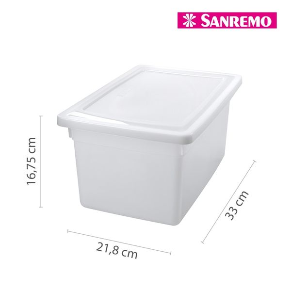 Foto do produto ORGANIZADOR MULTIUSO PLAST SANREMO 8L