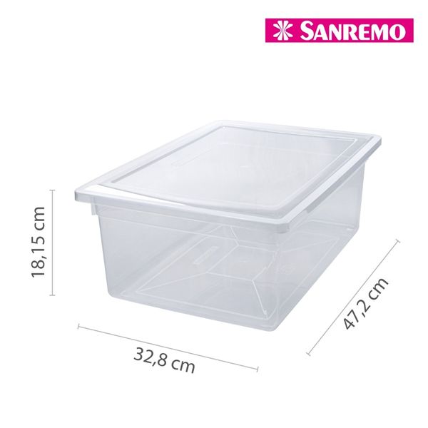 Foto do produto ORGANIZADOR MULTIUSO PLAST SANREMO 20L