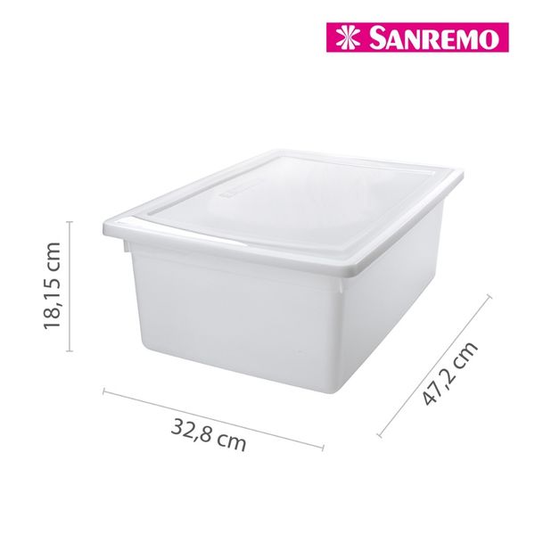 Foto do produto ORGANIZADOR MULTIUSO PLAST SANREMO 20L