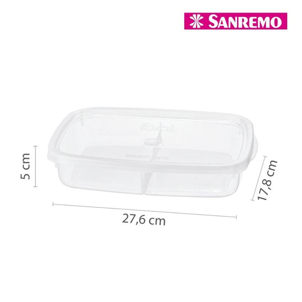 Foto do produto POTE FIAMBRES CRISTAL PLÁST SANREMO 1,4L