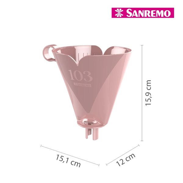 Foto do produto FILTRO DE CAFÉ PLÁST. TAM. 103 | FILTRO PLÁSTICO PARA CAFÉ TAMAÑO 103 | PLASTIC COFFEE FILTER SIZE 103